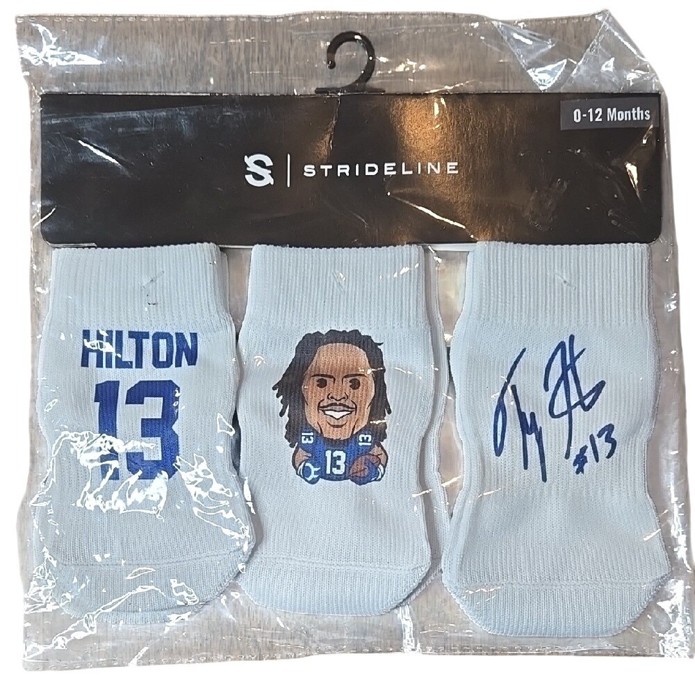 T.Y. Hilton Baby Socks Set, 3 Pairs, 0-12 Months, New Sealed